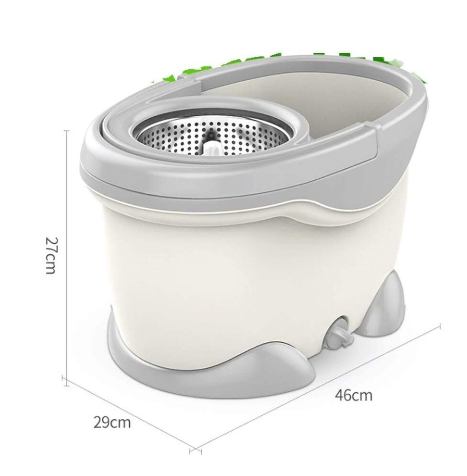 Fregona Fregona Giratoria con Balde Sistema De Limpieza Pisos para El Hogar Cocina Y Todas Las Superficies del Piso Limpieza Suelo