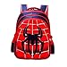Night K Sac à Dos pour Enfants Spiderman Anime Sac à L'école De Dessin Animé Imperméable Léger Durable Red-Medium