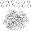 100 Stück Mini S-Haken Aus Metall - Kleine Aufhänger Für Schmuck, DIY & Bastelprojekte