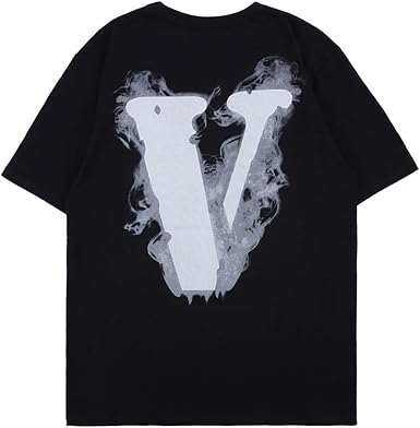 Arnodefrance V Letter Print Tshirt Hip 