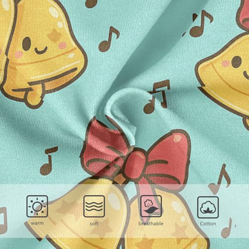 Girls' Organic Cotton Panties Toddler Cotton Underwear for Girls Jingle Bells3