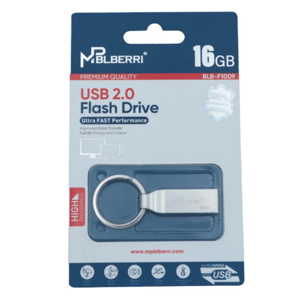 mpBLBERRI BLB-F1008 16GB USB 2.0 Flash Drive