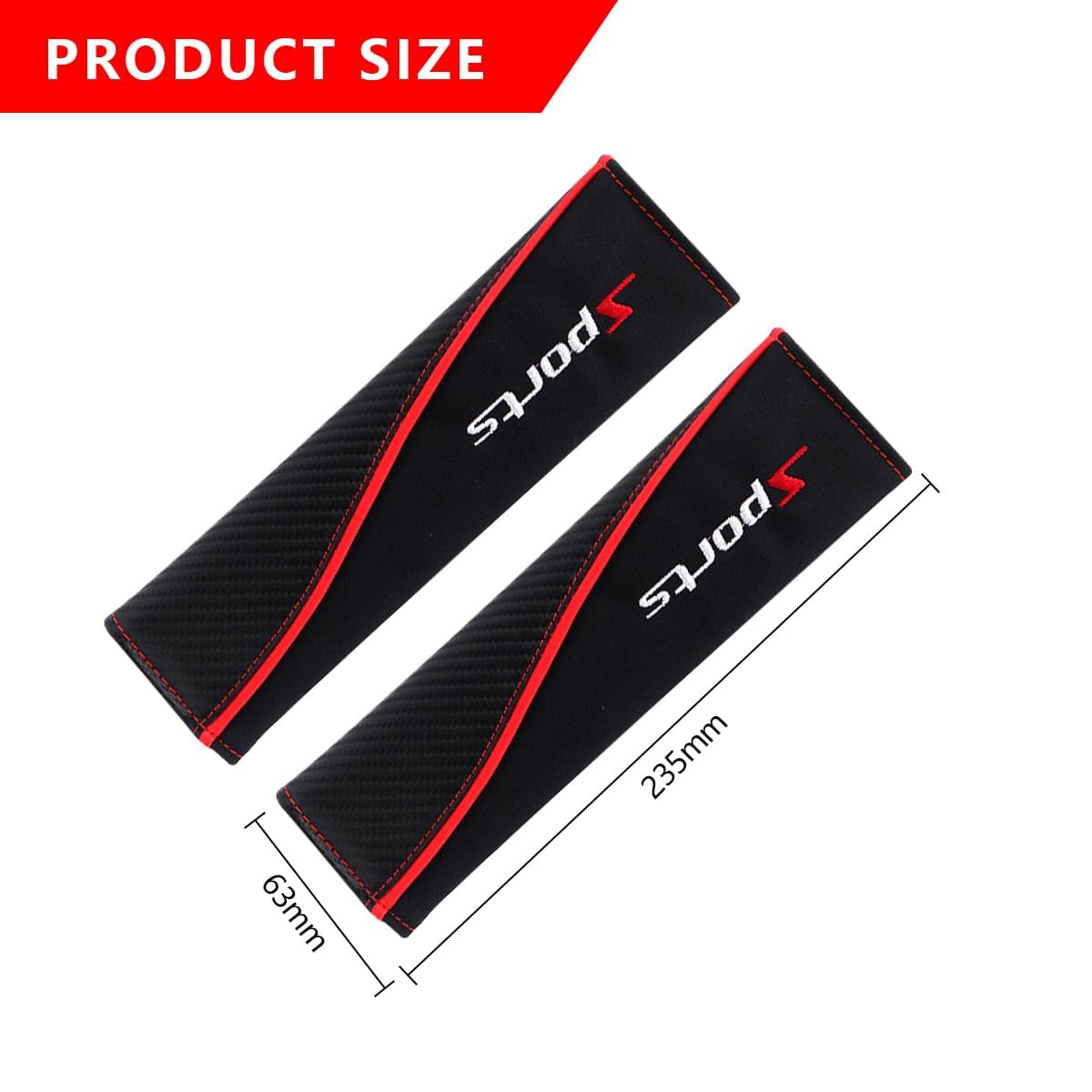 2 Piezas Almohadilla Cinturón Seguridad para Skoda Kamiq NW4 I 2019-2024, Protector Hombro Funda Cuero Cubierta Cinturón Accesorios Interior Coche