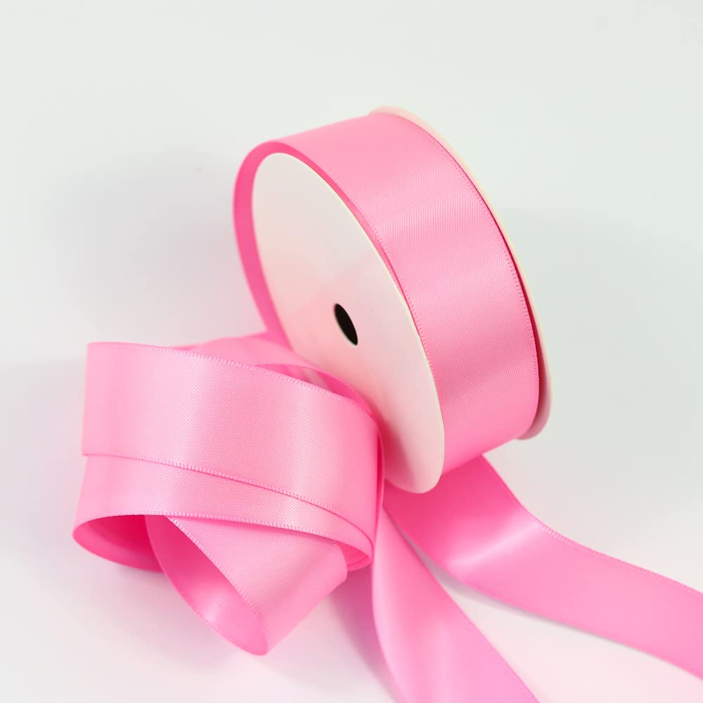Double Sided Satin Ribbon, 27 Solid Colours, 10 Metre Reel, Fabric Ribbon for Gift Wrapping Cake, Wedding Party Decoration
