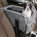 Dog Car Seat for Small Dogs, Interactive Dog Console Car Seat with Safety Tethers for Small Pets Up to 12 Lbs,Suitable for Most Car Deluxe Interactive Pet Seat