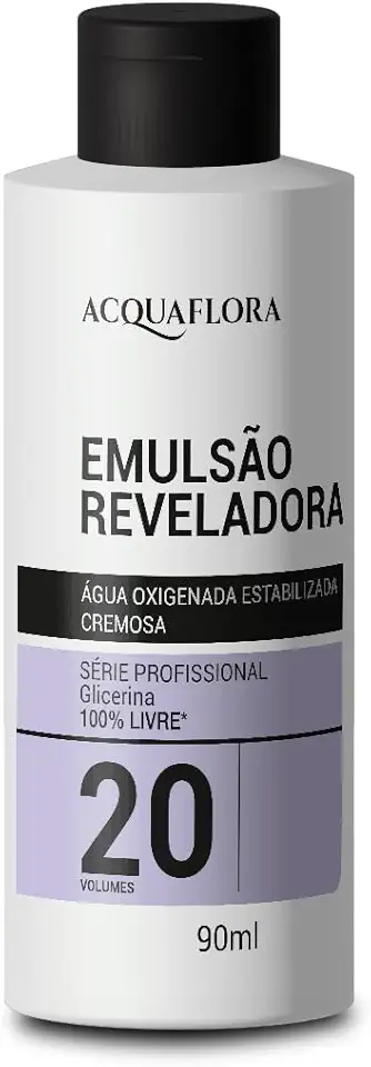 Acquaflora Emulsão Reveladora 20 Vol 90 Ml (Água Oxigenada)