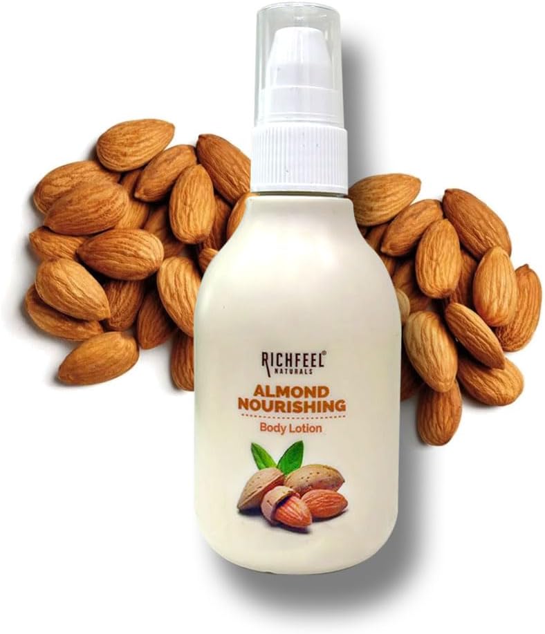 Almond Nourishing Body Lotion| Intense Moisturization | With 2X Almond Oil | Smooth and Healthy Looking Skin | For Very Dry Skin | 100 ml