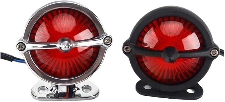 Motorcycle Rear Light Retro Motorcycle LED Bel Air Tail Light Base Brake Stop Tailllight Turn Signal Indicator For Chopper For Bobber