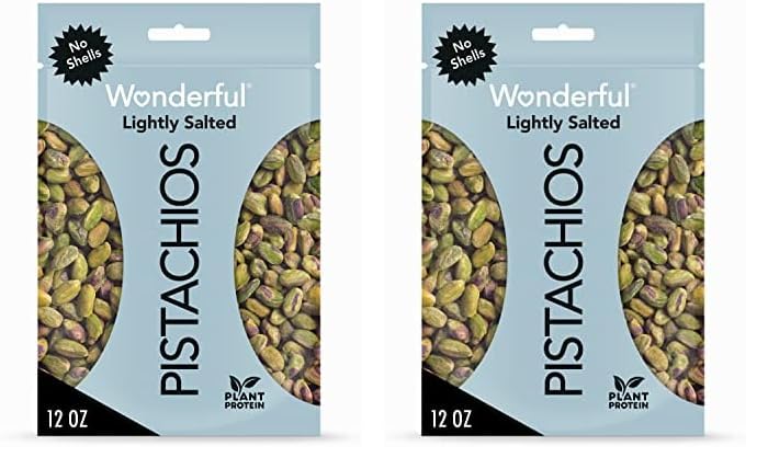 Wonderful Pistachio No Shells, Roasted and Lightly Salted Nuts, 1...