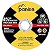 panlen Cut Off Wheels 100 Pack 4 1/2 inch, Professional Thin Metal & Stainless Steel Cutting Discs, 4.5