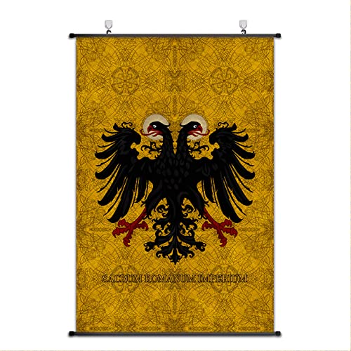 Póster de bandera antigua Sacro Imperio Romano decoración pared salón Nice Captain