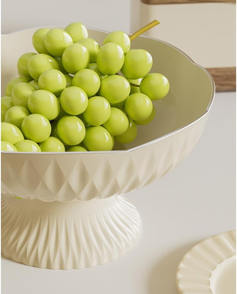 Home Fruit Plate Fashionable Luxury Living Room Snack Storage image 5