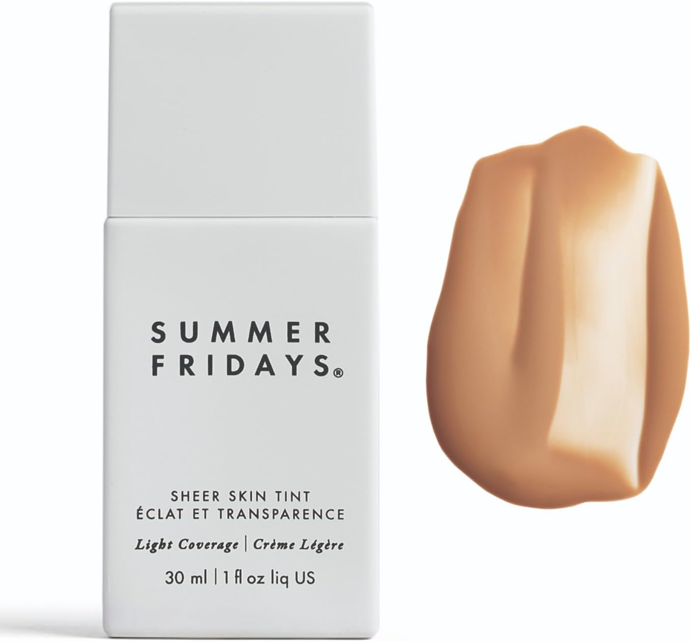 - Sheer Skin Tint - Skin Tint with Hyaluronic Acid - Helps Diminish Uneven Skin Tone - Sheer to Light Coverage - Shade 5 - Medium with Warm Neutral Undertones (1 Fl Oz)