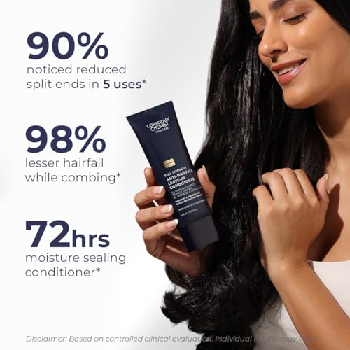 Image of Conscious Chemist Full Strength Anti-Hairfall Leave in Conditioner | With Rosemary Oil & Ceramides | Deep Conditioning, Strengthens Hair & Reduces Frizz | StrandBoost️ Technology | For All Hair Types | Women & Men | 100ml (Pack of 2)