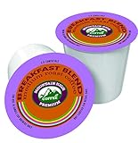 Mountain High Coffee, Breakfast Blend de Qualité, Café Américain en Capsules Compatibles Keurig K-cup 2.0, Boîte de 100 Capsules