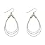 3 Layer Teardrop/Silver