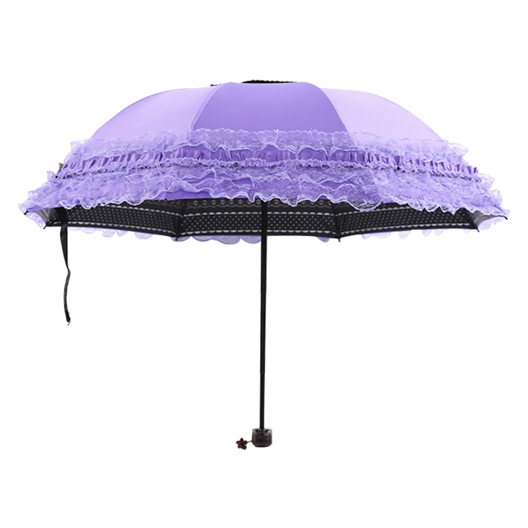 koronkowy parasol, Parasol damski Damski parasol przeciwsłoneczny i deszczowy Koronkowy parasol ślubny dla nowożeńców Parasolka przeciwsłoneczna