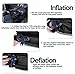 Onirii Inflatable Car Air Mattress Back Seat Bed with Air Pump,Thickened Portable Car Travel Sleeping Camping Air Mattress Blow Up Bed for Car Universal SUV