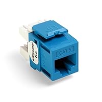 Vista 11 de Leviton Extreme 6+ QuickPort Connector, CAT 6, paquete de 25, 61110-BY6, amarillo
