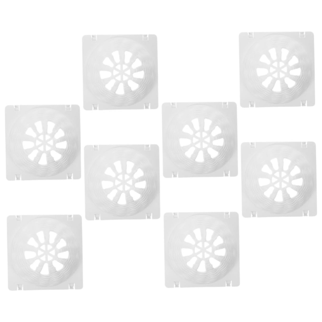 GRIRIW Nest Cover Lid 8pcs Plastic Bird Nest Covers for Cages Heat Retaining Breathable
