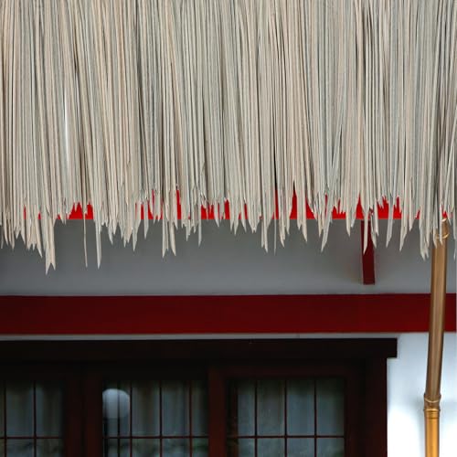 Decoración natural duradera con el Techo de Paja Artificial de PE para jardines 7