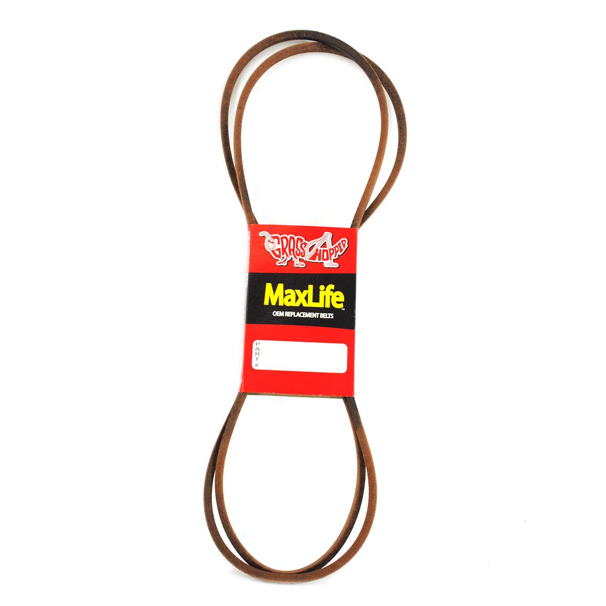 Grasshopper Lawn Mower MaxLife Belt, Designed to Specific Material, Dimensions, Shape, Construction and Pliability Standards That Ensure Superior Performance and Long Life, OEM Replacement Part 382111