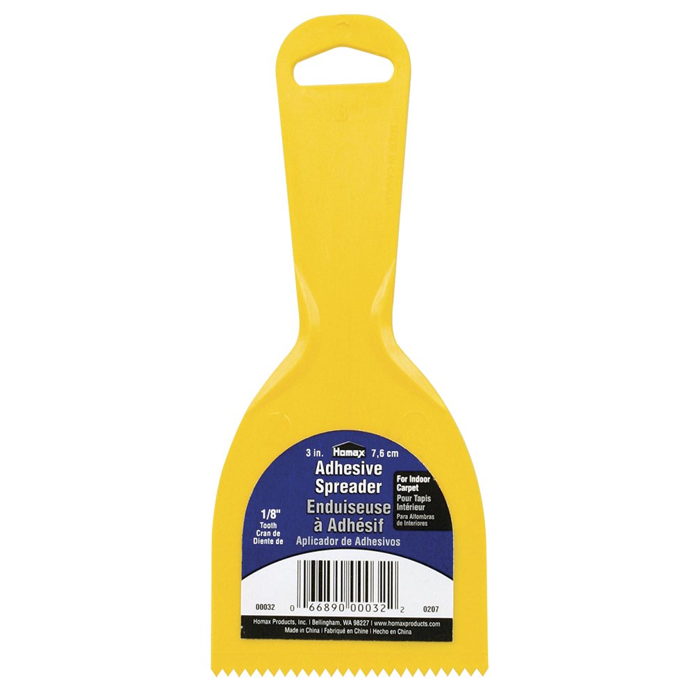 Klebeverteiler, gelb, 7,6 cm, 1/8 Zoll Zahnung