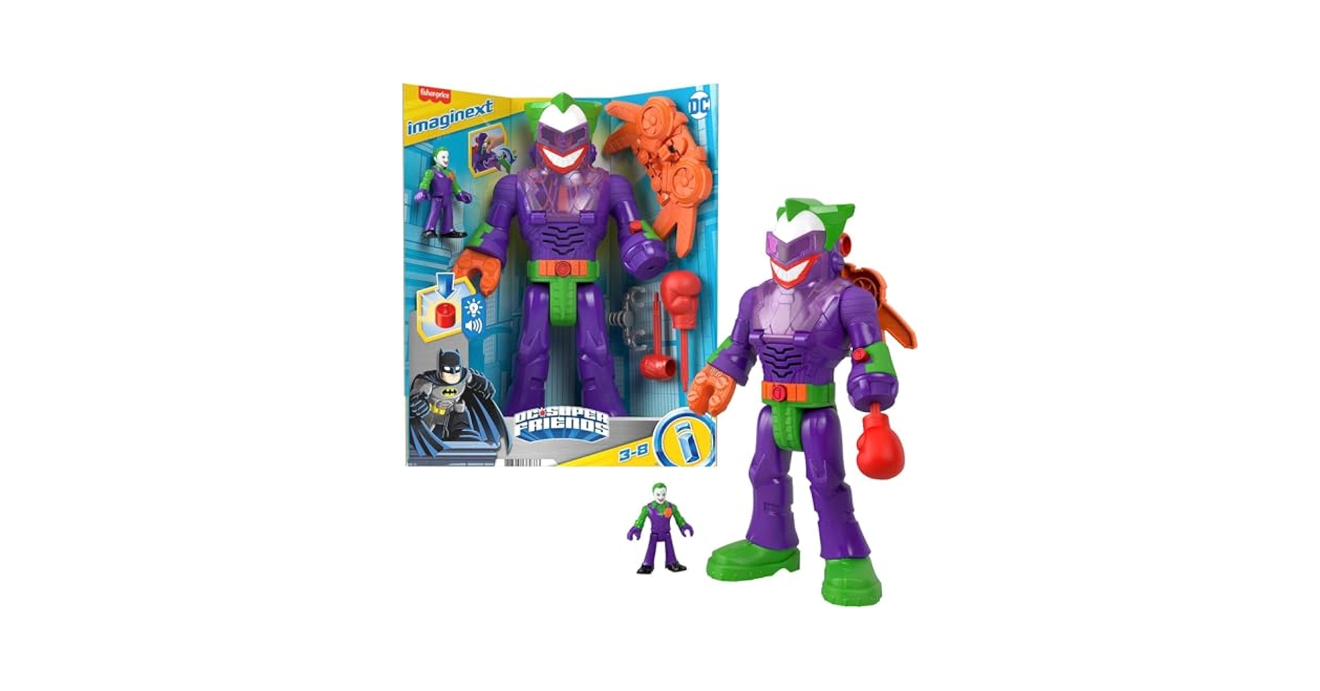 Imaginext DC マーベル　アベンジャーズ　バッドマン　ジョーカー Amazon.com: Fisher-Price Imaginext DC Super Friends Robot