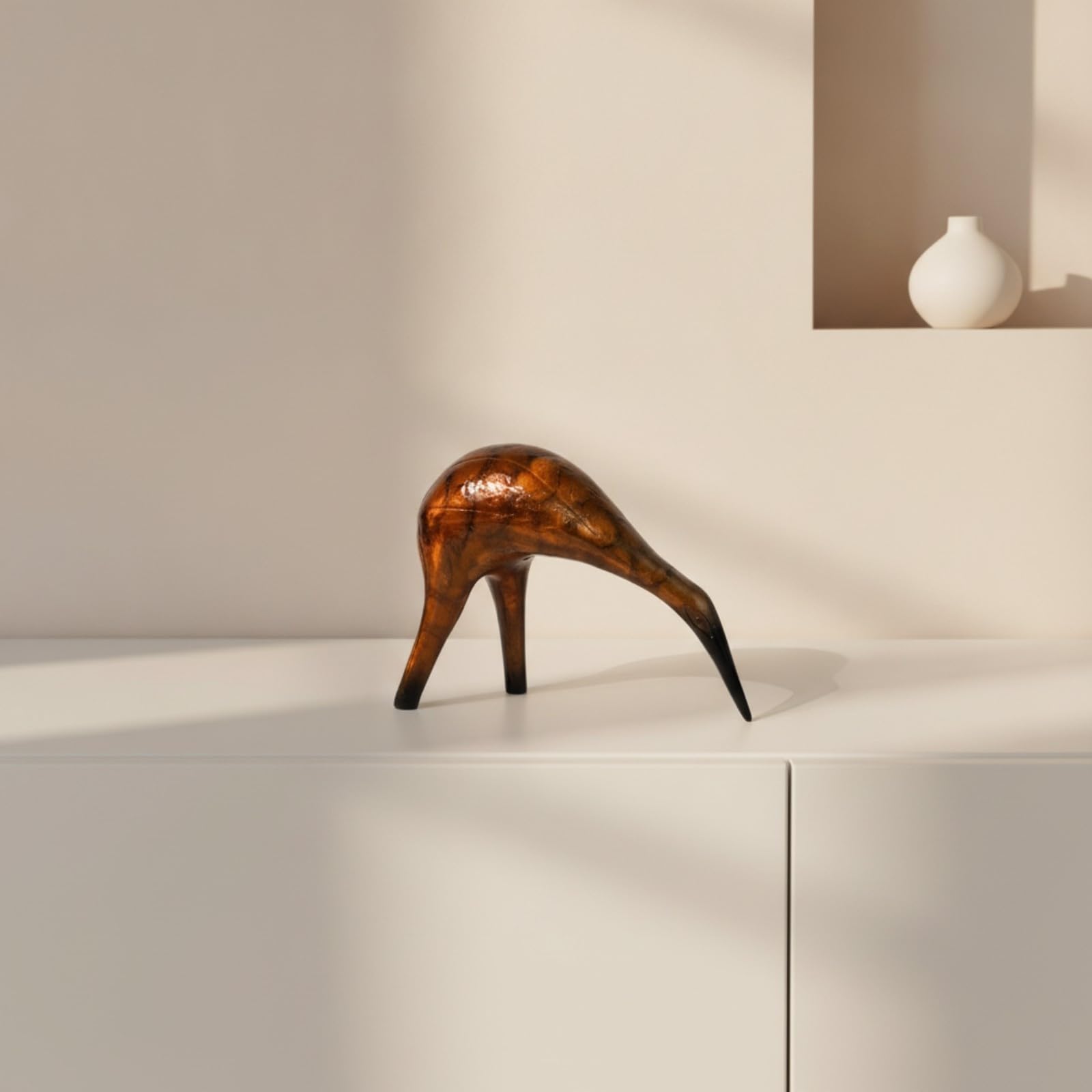 LOVIVER Adorno Resina Compacto | Abstracto, Figura Mesa, para Oficina, Recibidor
