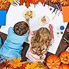 Blulu 96 Pcs Wooden Pumpkin Cutouts Thanksgiving Unfinished Wood Cutout Blank Pumpkin Shape Cutout for Fall Thanksgiving Party DIY Craft Decoration Supplies (Wood Color) #4