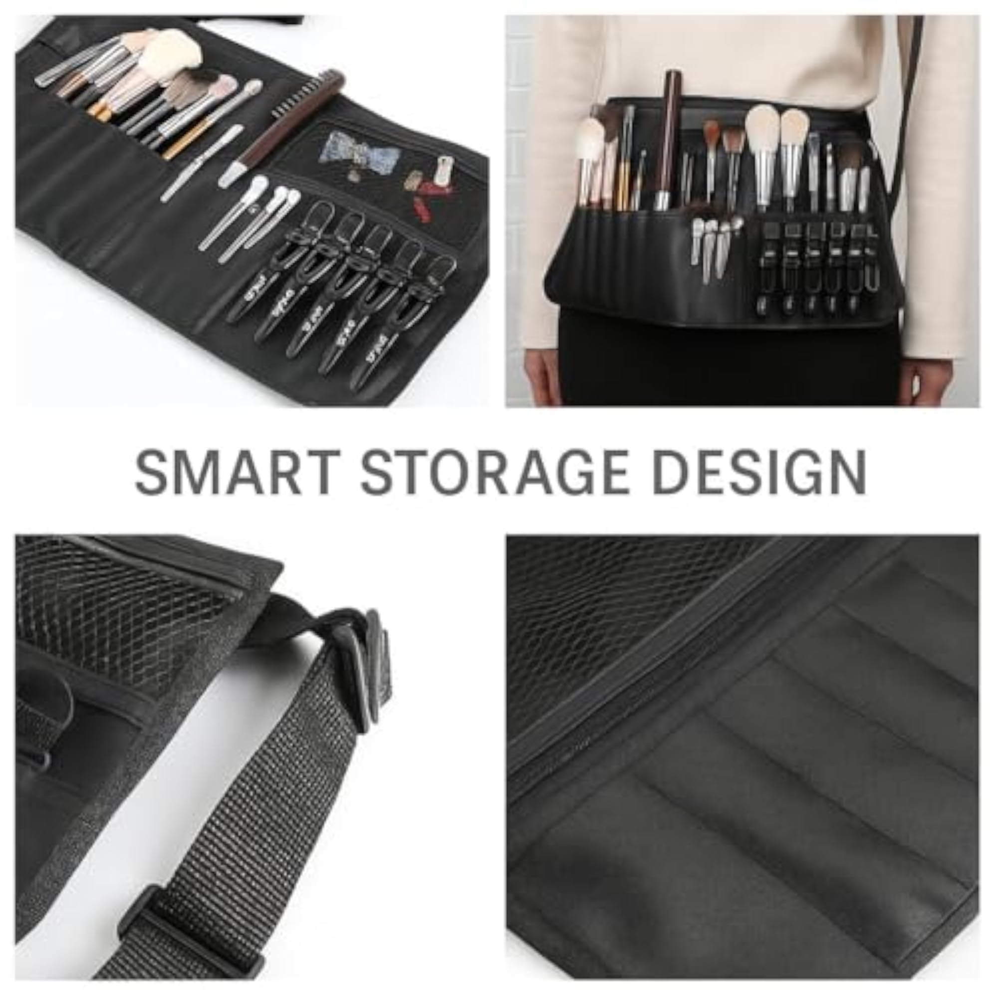 Makeup Artist Waist Belt, Touchup Bag Organizer
