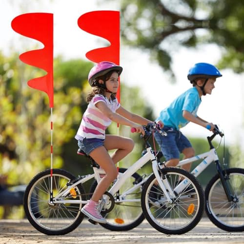 Drapeau de remorque de vélo haute visibilité pour protéger les enfants en ville