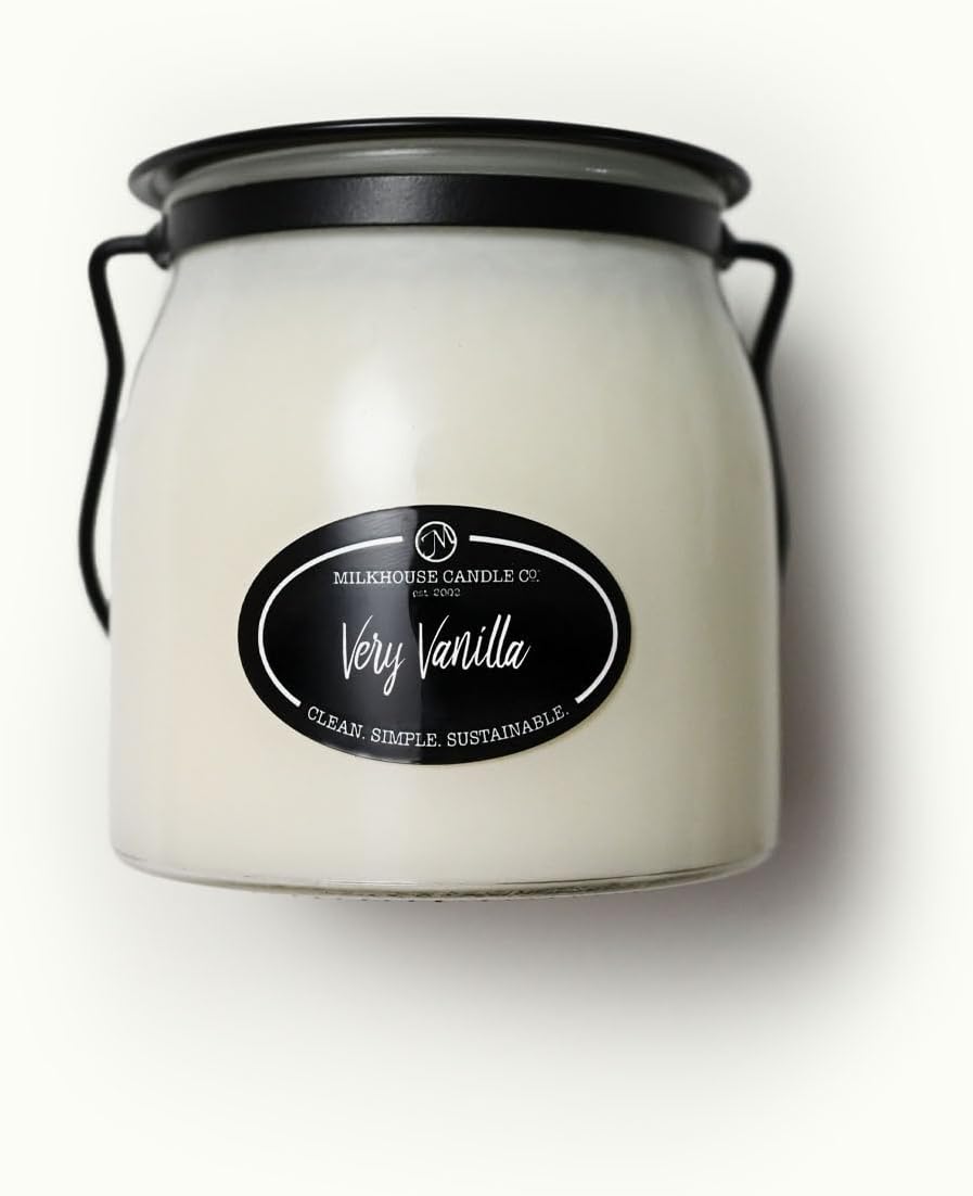 Milkhouse Candle Company Soy Scented Candles, Very Vanilla, 16 Oz image 3