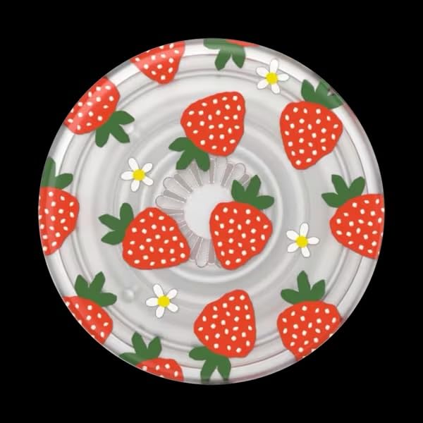 Image of PopSockets Adhesive Phone Grip, Holder- Berries and Cream