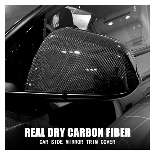 Couvercle rétroviseur Tesla Model 3 coque de protection carbone mat - 2