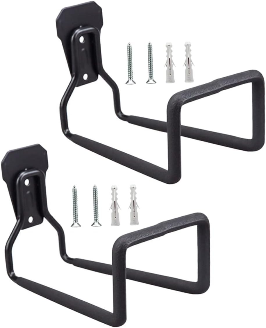 2pcs Outdoor Storage Hooks Heavy Duty Garage Hooks Wall Mount Tool for Garage Ladder