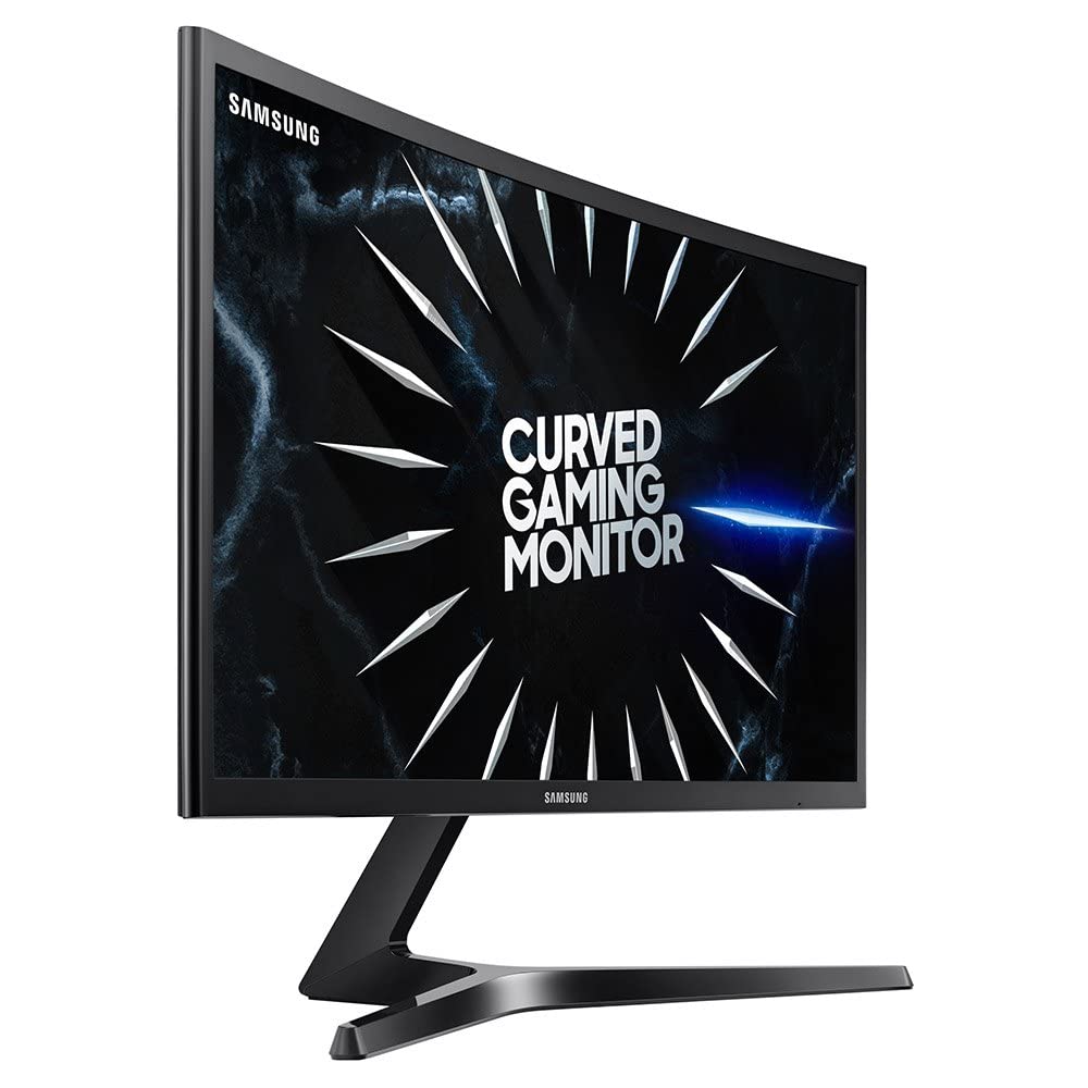 Samsung C24RG50FQU, Ecran PC Gaming incurvé, Dalle VA 24 ", Résolution Full HD (1920 x 1080), 144 Hz, 4ms, AMD Freesync, Noir