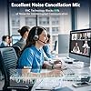 Wireless Headset with Microphone, Bluetooth V5.3 Headset, AI Noise Canceling Mic & USB Dongle, 26H Working Time & Mute Function, Wireless On-Ear Headphones for Computer/Phone/Office/Call Center/Zoom #2