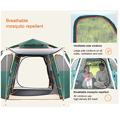 Carpa Familiar Pop Up para 5-8 Personas Camping Rápido miniatura 6