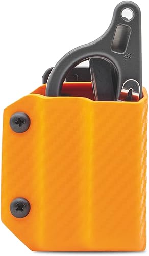 Miniatura 7 de Clip & Carry Kydex - Funda multiherramienta para tijeras de trauma de respuesta Raptor de cuero - Fabricado en Estados Unidos (multiherramienta no
