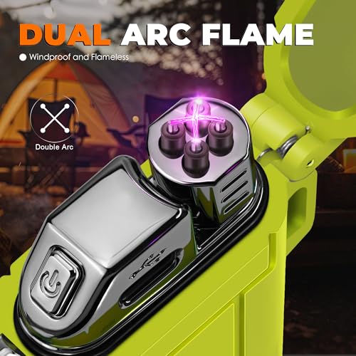 Lafagiet Dual-Arc USB-C Lighter with Flexible Neck & Flashlight — view 3
