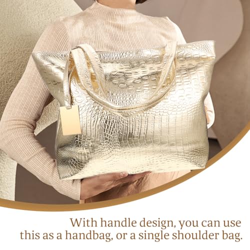 Bolso Tote de gran capacidad para mujer miniatura 4