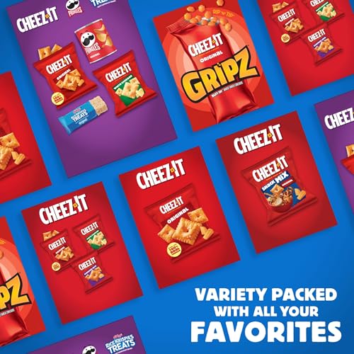 Cheez-It, Pringles Variety Pack Snacks, Lunch Snacks, Family Size (20 Packs) - image 9