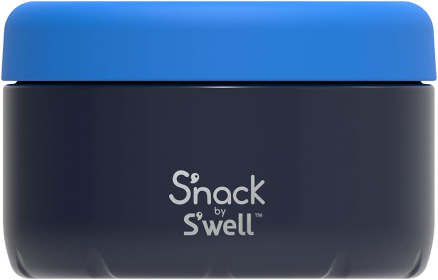 S'nack by S'well Stainless Steel Food Container - 10 Oz - Dark Navy - Double - Layered Insulated Bowls Keep Food Cold and Hot