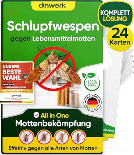 anwerk® Schlupfwespen gegen Lebensmittelmotten...
