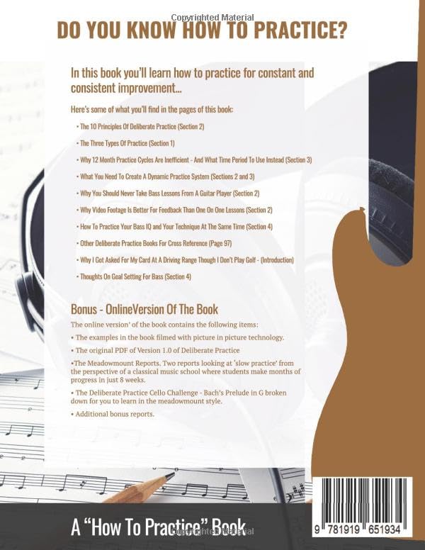 Deliberate Practice For Bass Guitar 2.0: How To Practice For Constant And Consistent Improvement (How To Play Bass - Practice Books) - Image 2