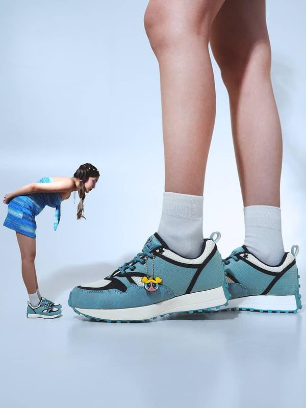 Image of Bacca Bucci Powerpuff Girls Women Sneakers | Casual & Lifestyle Shoes - Blossom, Bubbles & Buttercup Edition