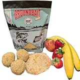 HungryFish Groundbait Fishing Chum Mix – Natural Fishing Bait for Carp, Catfish, Bluegill & Crappie – Strong Scent Trail, Fast Attraction, Safe for Lakes, Ponds & Rivers (Tutti Fruitti)