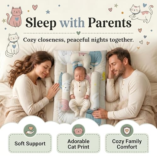 Image of StarAndDaisy Newborn Baby Bedding Set, Baby Bed Soft & Breathable, Godari Boys & Girl Design.