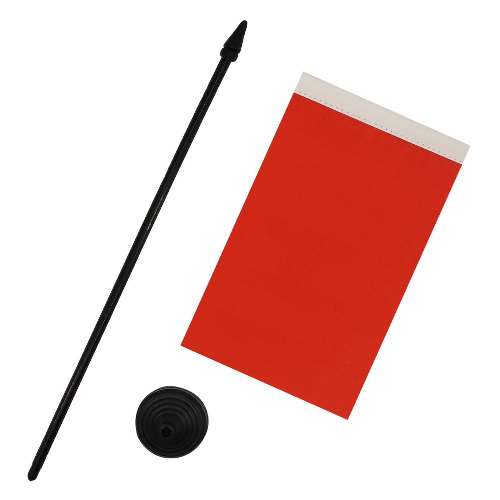 AZ FLAG, Race officer red Table Flag 4'' x 6'', Racing Office Mini Banner 100% Polyester 15 x 10 cm - Image 3